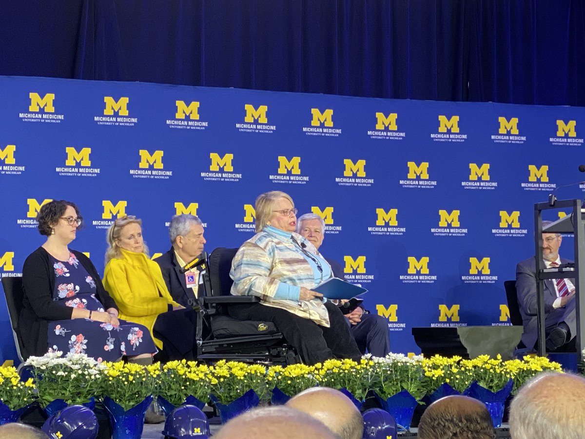 Exciting day for @umichneuro and @UMichOto among other surgical and medical specialties who have worked tirelessly to make #hospitalofthefuture a reality @umichmedicine! Breaking ground today! #GoBlue 💛💙