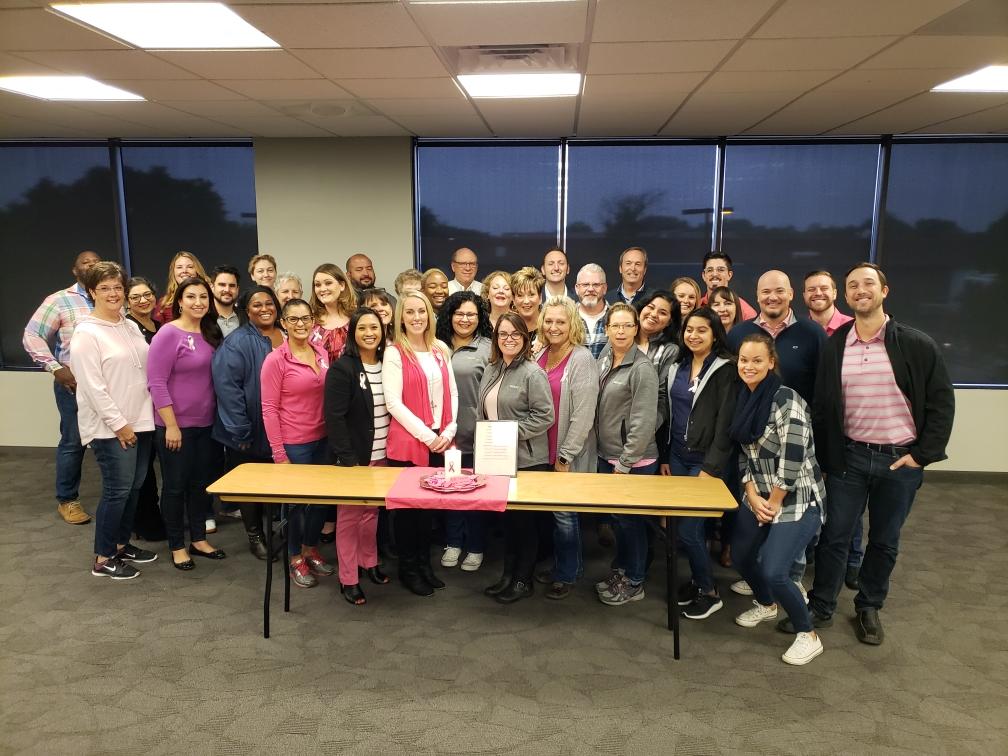 covericains's tweet photo. To close out Breast Cancer Awareness Month, this morning we held a candle-lighting to honor our loved ones who have been impacted by Breast Cancer. We celebrate our survivors and honor the memory of those we lost. 💗#BreastCancerAwareness #BreastCancer https://t.co/akisE82i4r