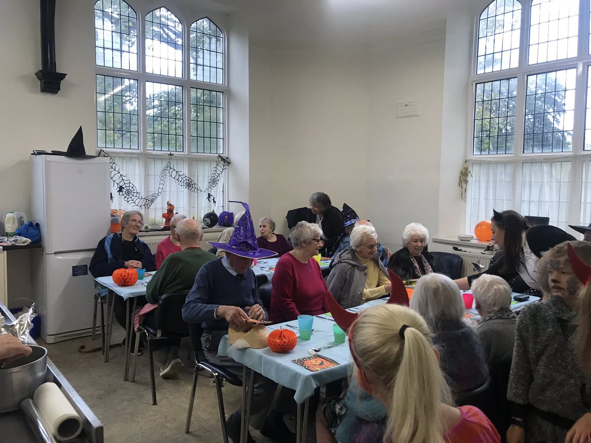 KendalICC's tweet photo. Such a super day today in #Kendal! Delicious lunch all served by our Halloween trio! Topped with a visit from the Mayor https://t.co/u1glshhZ6b