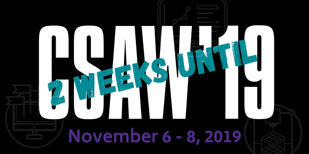 2 weeks until CSAW'19! Nine competitions, 180 finalist teams, 6 global regions! Check out agendas here:
csaw.io &gt; Global Regions 

Press Release: engineering.nyu.edu/news/worlds-to…
#CSAW19