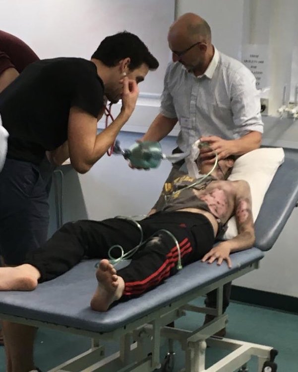 SimComm_Academy's tweet photo. Benefits in ‘real’ children portraying injured patients at regional trauma team training:
- getting the child’s perspective
- educating the children in safety
- encouraging future workforce 
and there’s more....
@pier_network @Sotonchildhosp @UHSFT @HEE_TEL @NHS_HealthEdEng https://t.co/zoah8yzXZC