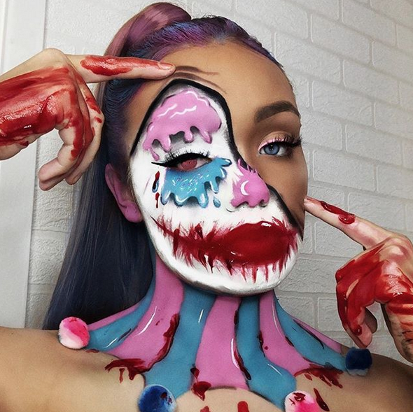 huntordyeuk's tweet image. Entertain a clown.. and you become part of the circus 🎈This "Ice Cream Clown" by @thehairandmakeupbeautique is one to save👏⚡️ Have you got your Paint Glow face and body paints yet? There is still time and from just £1.99 you can SLAY just like this⚡️ #Halloween #paintglow