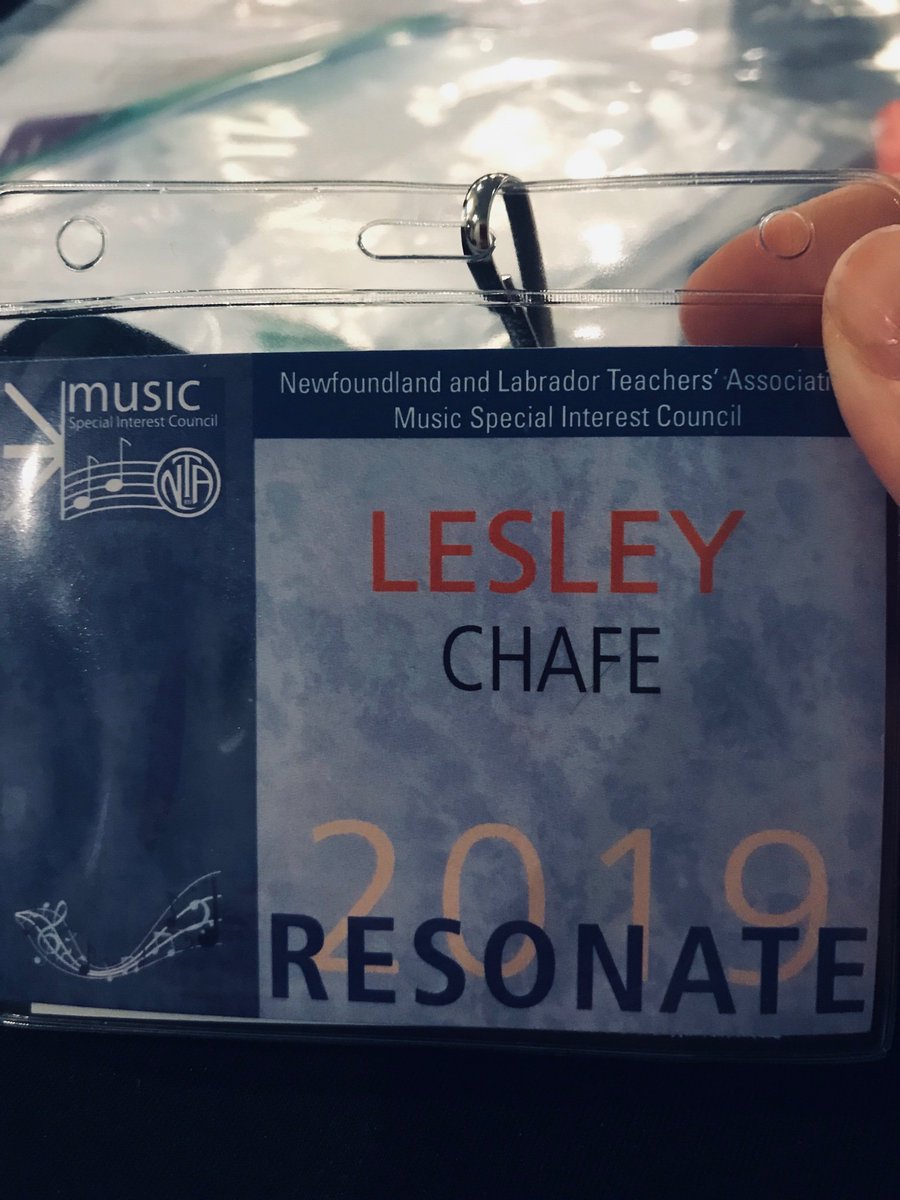 Fantastic day of learning at #ResonateNL!  🎼