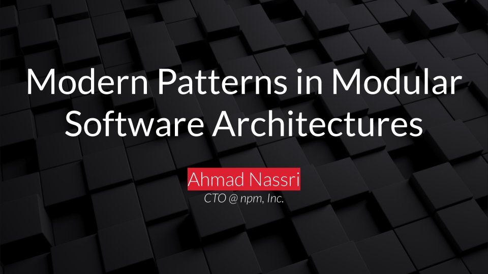 AhmadNassri's tweet photo. Slides from my talk at @NodeDay are available: https://t.co/liSG2neNd0 https://t.co/EZIZ7eRtEY