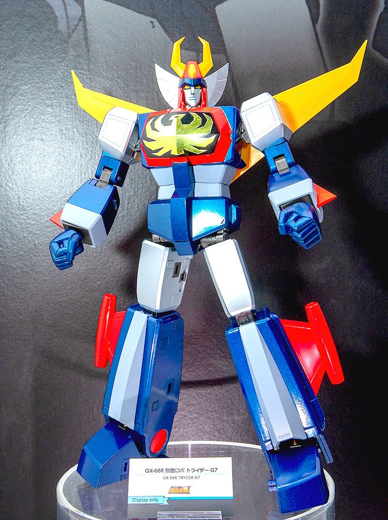 Tendou On Twitter Tamashii Nation 2019 Soul Of Chogokin Gx 66r Muteki Robo Trider G7 Revealed Not Too Sure What Changes Were Made As The Original Gx 66 Was Good To Begin With Good