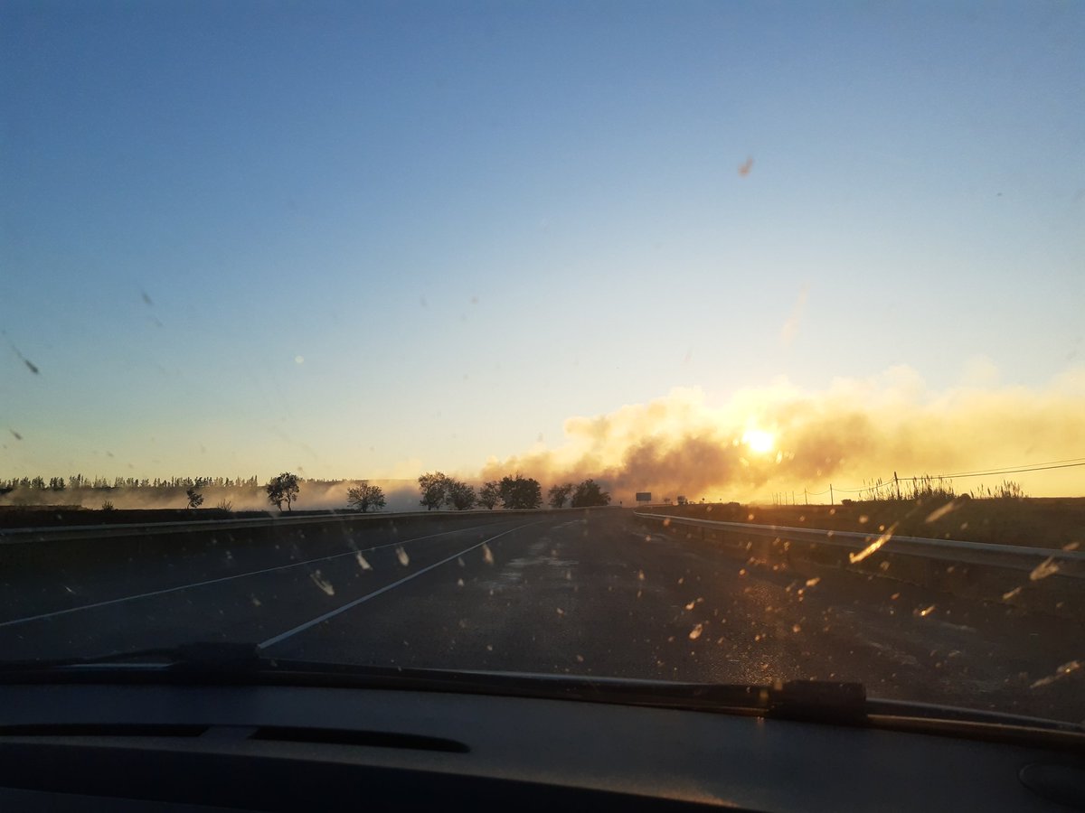 Mariajo_mc's tweet photo. Esto no es normal @Junta_Ex #fuego #nacional340 siempre igual la gente quemando. Y todos contaminados en nuestra maravillosa tierra #Extremadura https://t.co/ElGhUXzVgi