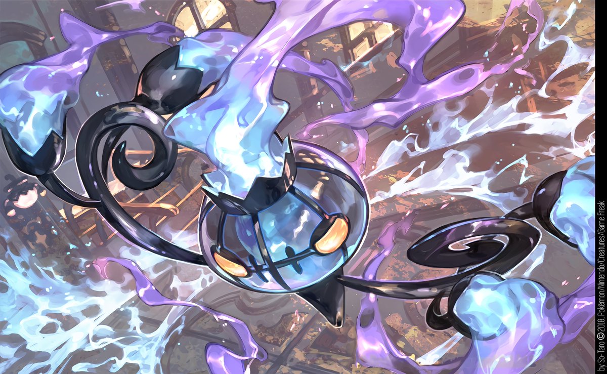 Gengar, Misdreavous, and Chandelure. 