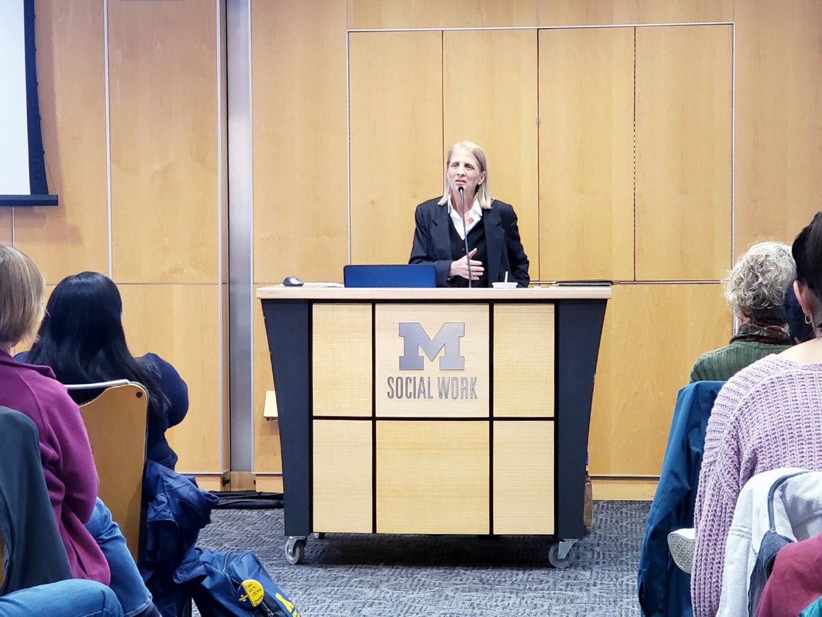 LaurenSlagter's tweet image. &quot;The word charity makes me nervous...Sometimes we do it wrong because unintentionally we rob (recipients) of their dignity.&quot; Thank you, Rev. Faith Fowler of @CassCommunity, for sharing yr thoughts on common pitfalls in charity work at today&apos;s @UMichLaw, 
#PovertySolutions event