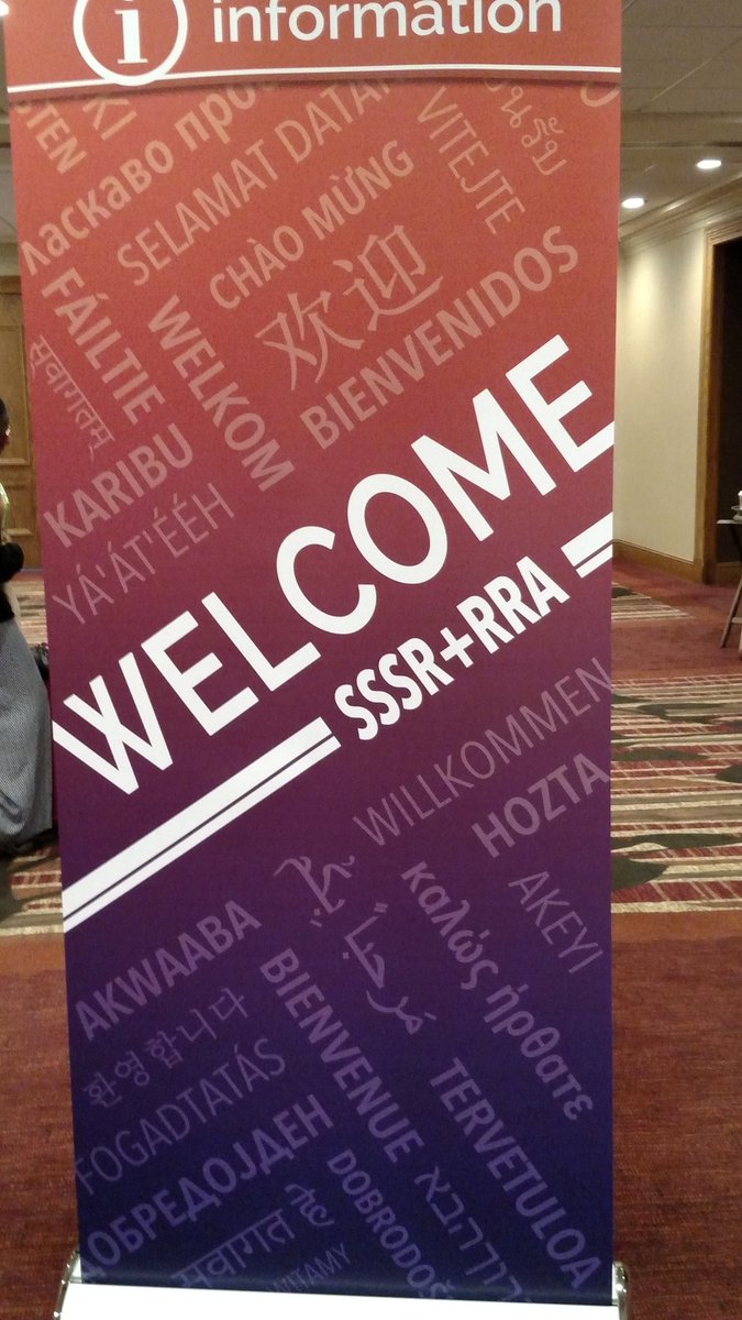 Engaging conference in St. Louis, presenting data tomorrow collected on latest AARP brain health survey with <a href="/GARainville/">G. Rainville</a> at #sssr_rra19