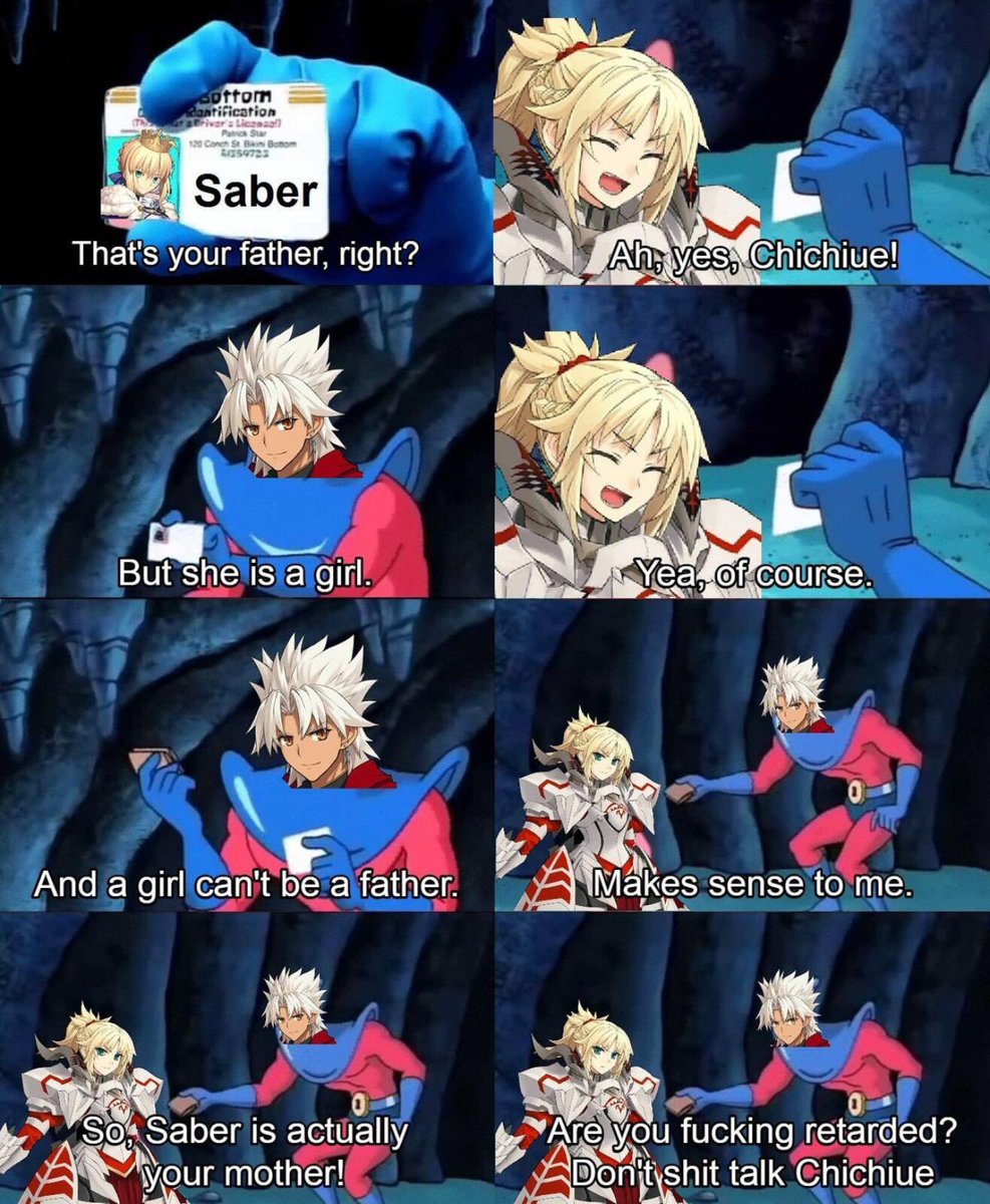 Mordred (@bakanohaa) on Twitter photo 