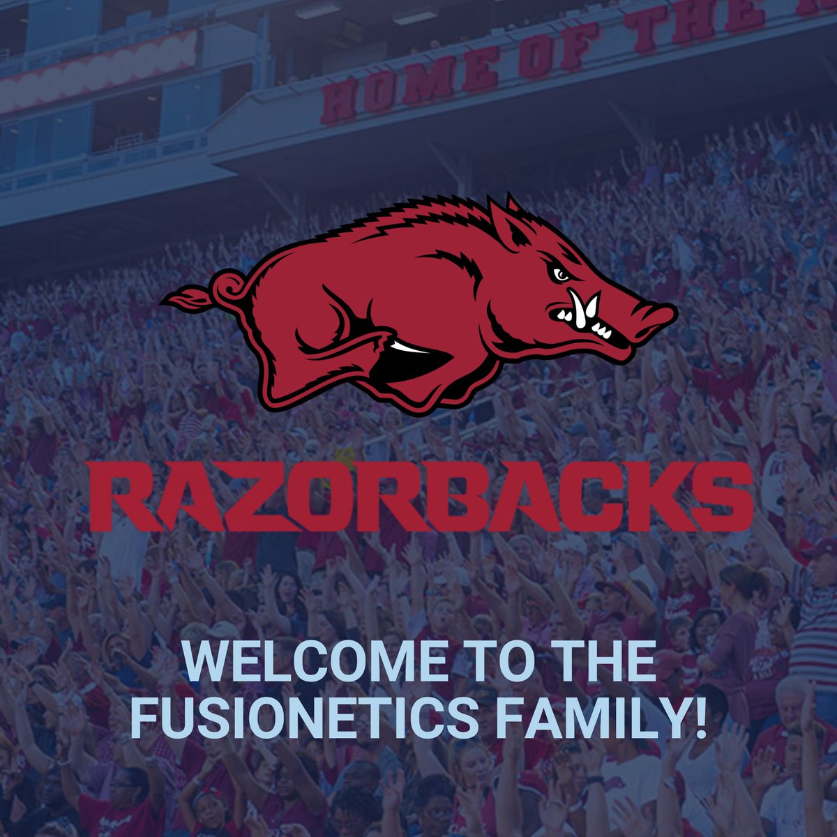 fusionetics's tweet image. We&apos;re thrilled to welcome @ArkRazorbacks to the Fusionetcs Family! 
#Fusionetics #ArkRazorbacks #Razorbacks #Arkansas