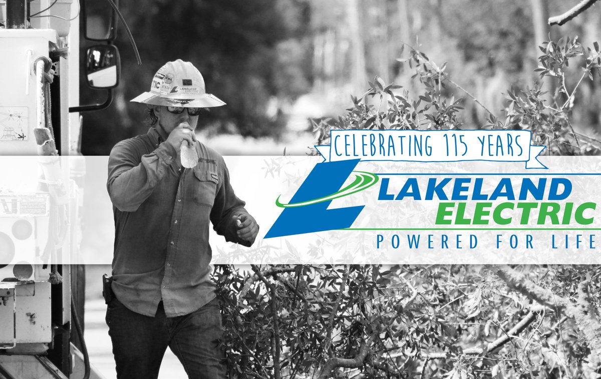 mylkldelectric's tweet photo. Lakeland Electric employees take pride in their work, from plant operators to linemen to customer service to I.T. and more. We’re your neighbors; our kids go to the same schools; and we depend on our public power utility just like you do. #LE115 #FLPublicPower https://t.co/zSogglNH2G