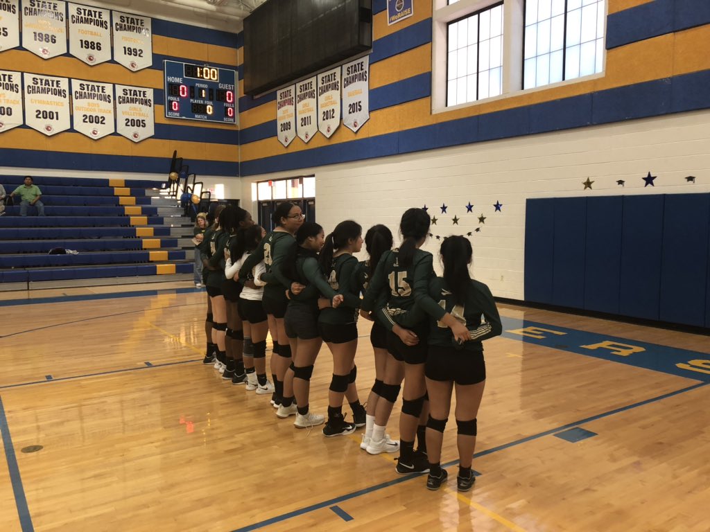 Cavaliers getting ready for the anthem at Gaithersburg. Final game of the season.