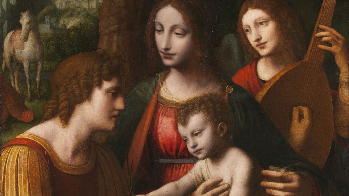 Cdesarts's tweet image. #Peinture Trésor à vendre : Vierge à l’enfant de Bernardino #Luini, à découvrir :  buff.ly/2pNeWIp @Drouot @Aguttes_