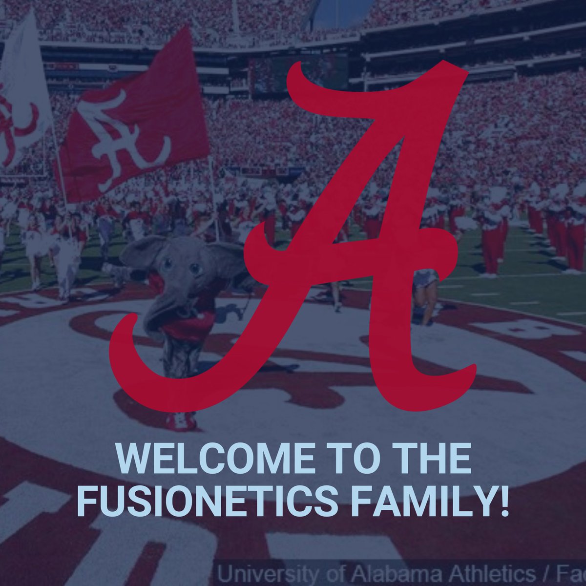 fusionetics's tweet image. We&apos;re thrilled to welcome @UA_Athletics to the Fusionetics Family! 
#RollTide #BamaGameday #Fusionetics #WhereLegendsAreMade