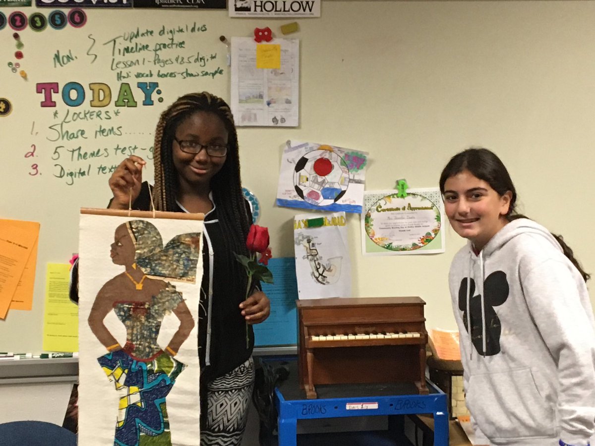 DmsWolves's tweet image. History class - “inanimate objects that describe us” assignment #DMSROCKS