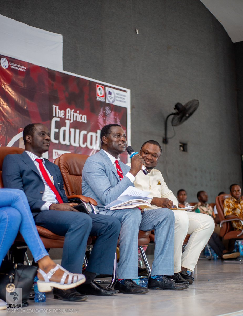 aasu_72's tweet photo. The Deputy Minister of Education (Ghana) Hon. Dr Adutwum was present to engage with the prospective teachers at the maiden edition of the Africa Educators' Forum and gave an insight on the way forward for the teaching profession amidst the various discussions that went on. #AEF19 https://t.co/DZG9UBmYEC