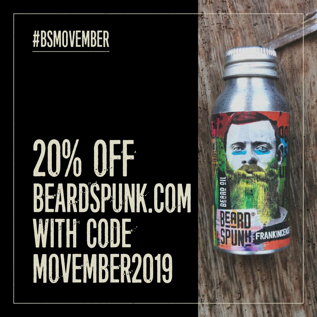 Beard_Spunk's tweet image. Keep your face fresh this Movember with 20% discount now at beardspunk.com
⠀⠀
#beardspunk #bsmovember #movember @movember #men #awareness #mentalhealth #menshealth #health #fitness #cancerawareness #beard #beards #mo #biker #motorbike #over #mustache #moustache #day
