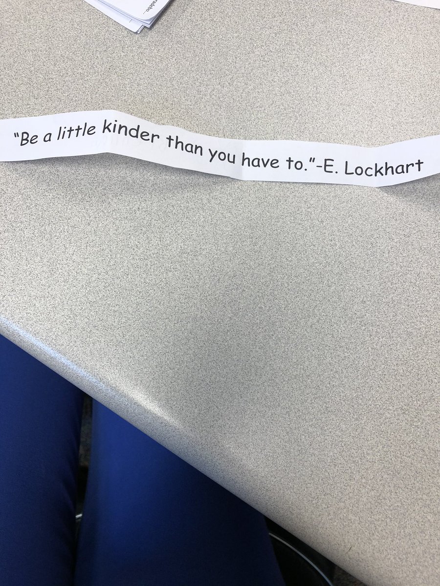 Mrs. Richwine’s class visited classrooms at Ebenezer with their kindness cart full of yummy treats. What a nice surprise on a Friday! They also shared a kindness quote that was shared with students. 🤗🍪