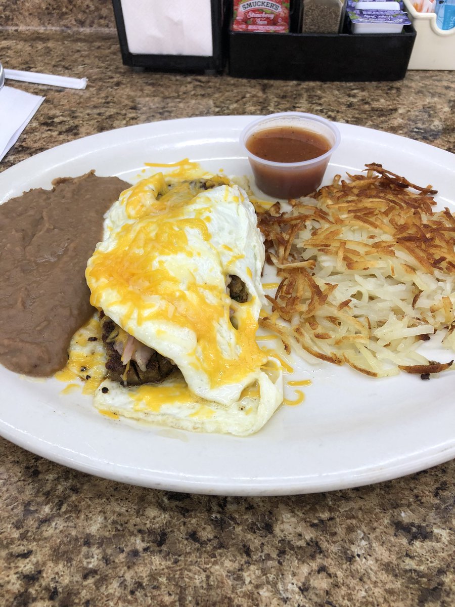KurtPottkotter's tweet photo. Enjoying an @SMU_Football 8-0! post-gameday breakfast back home in #Dallas after #HoustonBeat #PonyUpDallas @SI_Eats https://t.co/QFXlBSl63z