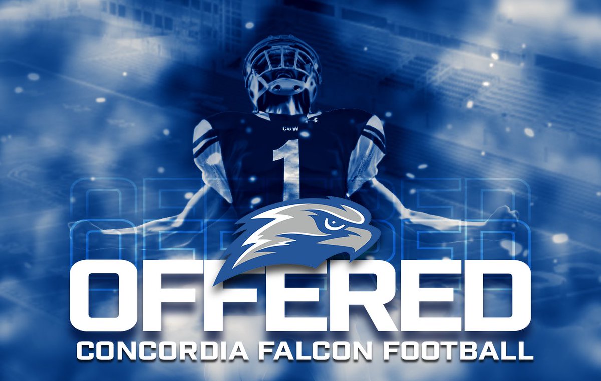 Blessed to receive my 1st offer to play football at the great Concordia University in Wisconsin!! 🙏🏻<a href="/walkercuw/">Jeff Walker</a> <a href="/CUWFB/">CUW Falcon Football</a> <a href="/CUWFalcons/">Concordia Wisconsin Falcons</a>