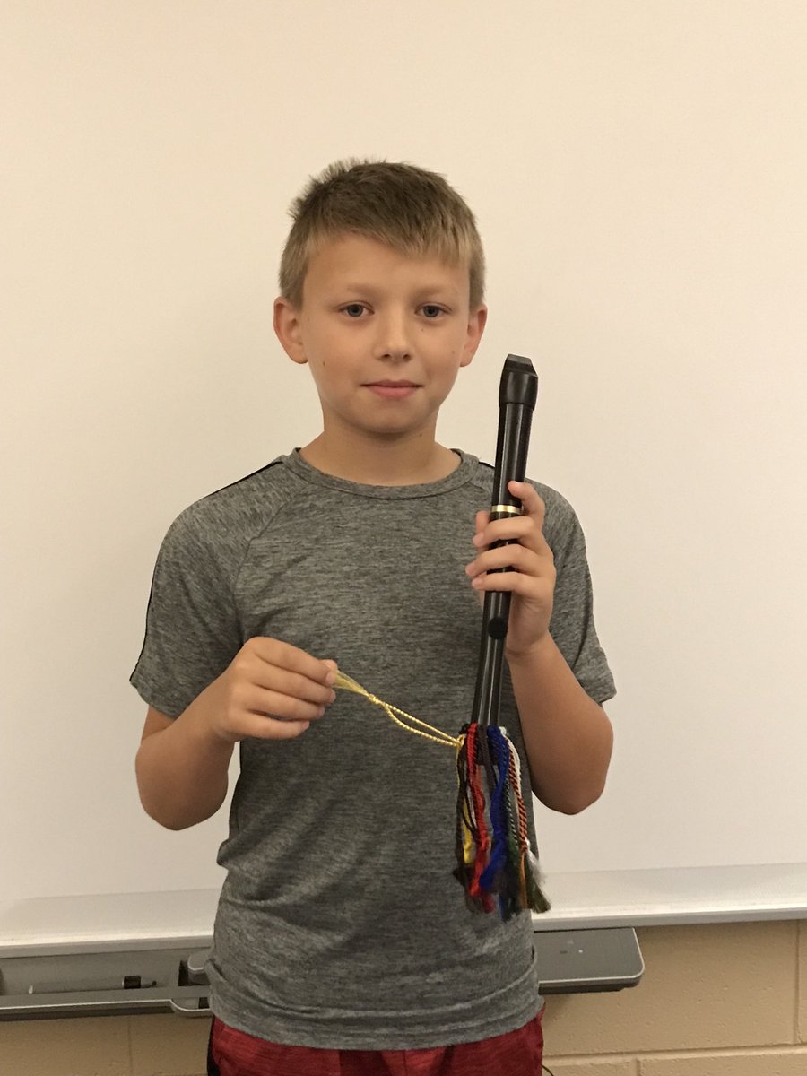 ChristineOtt3's tweet photo. Another huge accomplishment: Dylan finished Recorder Karate Book 2 and now he’s playing the alto recorder like crazy! Great job Dylan! #gocrickets https://t.co/plI8FpIee1