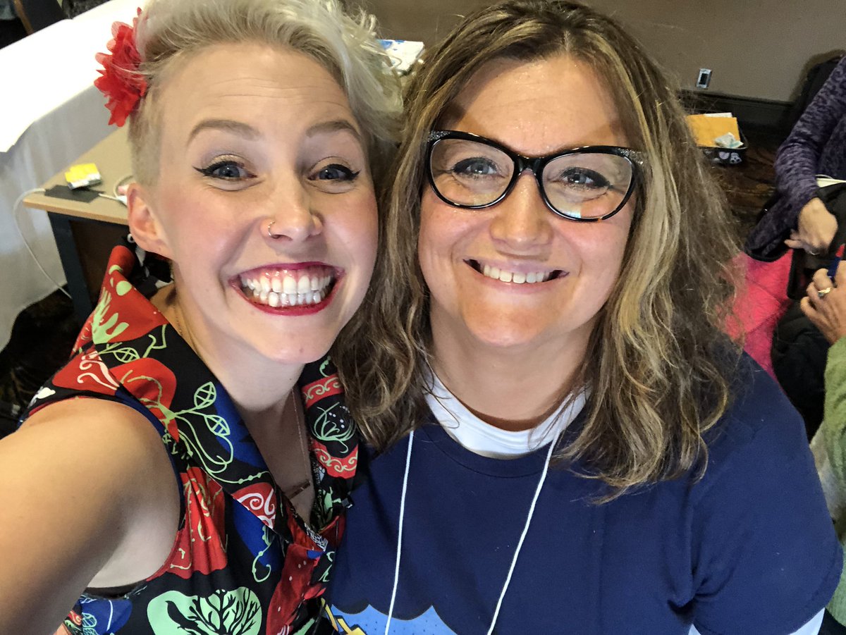 profewernau's tweet photo. . @lamaestraloca @mctlc La Loca is such an inspiration. Thanks for reminding us to be the domino and have empathy for our students. #MCTLC19 #LearningwithlaLoca https://t.co/fCYRnWE6DS