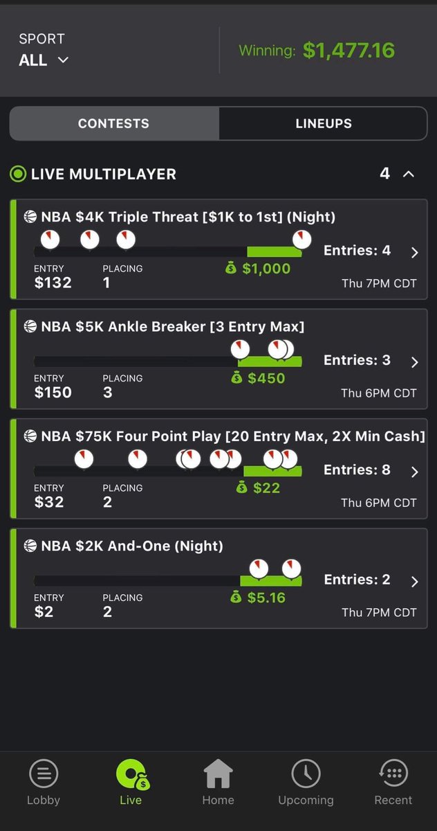 CoachDFS_'s tweet photo. If you aren’t rocking with me in NBA yet what are you waiting for!?! Hit me up & ask about Coaches specials on NBA subscriptions 💰#NBADFS #DFSNBA #NBA #DKNBA #Draftkings @SEvansDFS @MarGo831 @Shayballa25 @DFSValueGuru @dfsbachelor @reav_daddy88 @_NoLimitZay @etrader777 https://t.co/vFNwH3yuiB