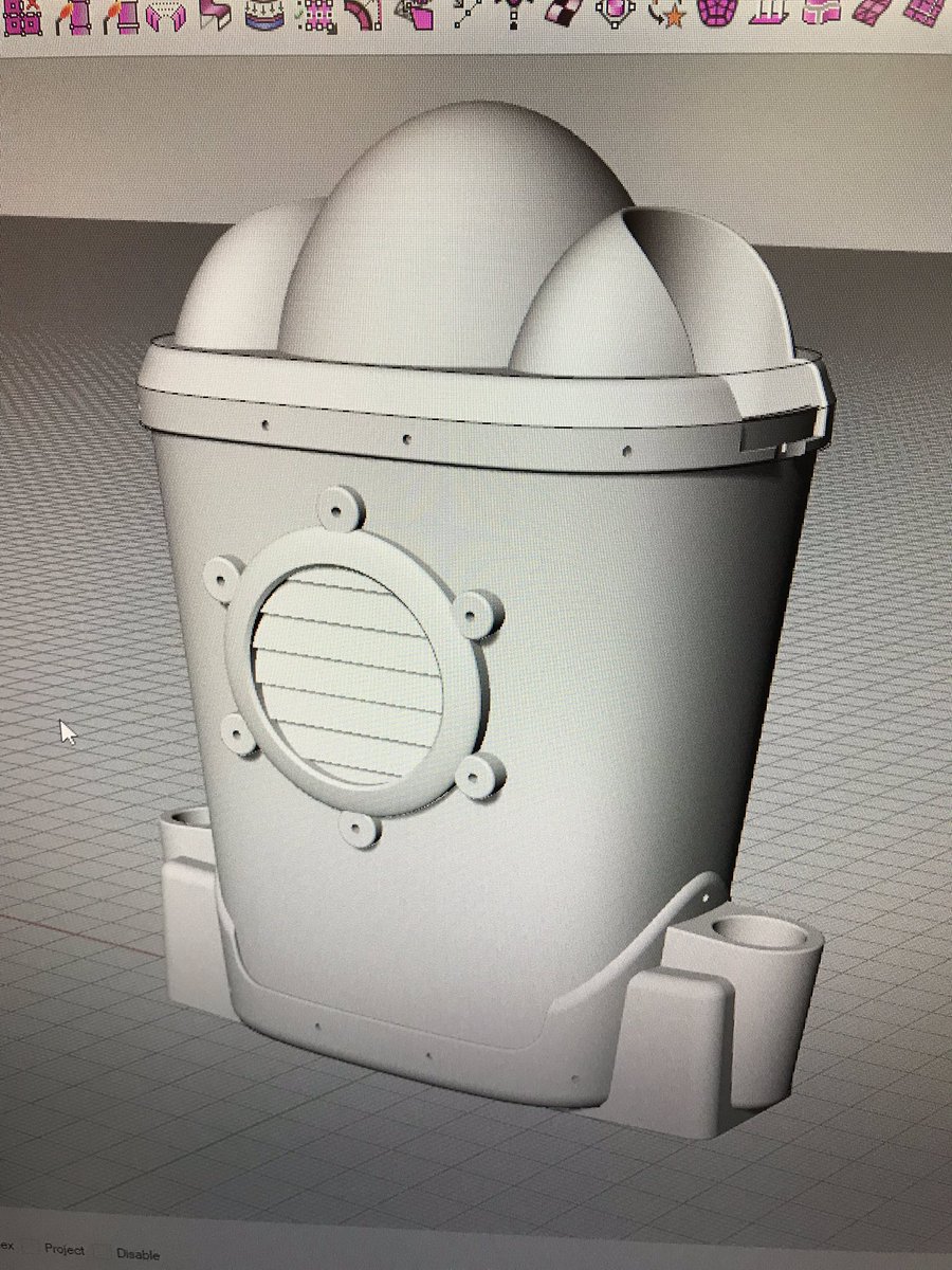GimmeBuilds's tweet photo. 3D Parts are Printing, and Physical Pieces gathered. Making my son a jet pack for his Astronaut costume. Kind of Rocketeer inspired. 😎 Stay Tuned @donttrythis @testedcom https://t.co/tRFa6e5LTL