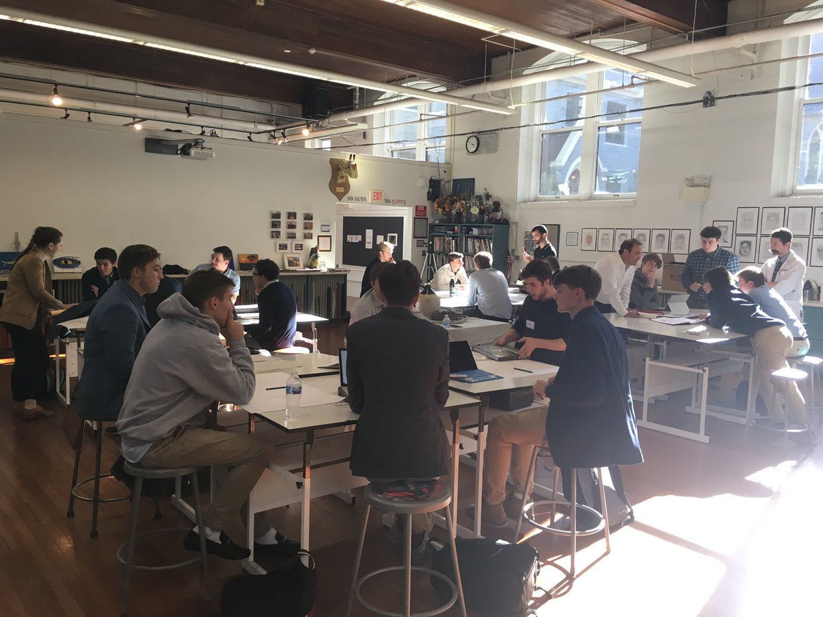 MrBurkeHGP's tweet photo. Our National Arts Honor Society (NAHS) hosted a workshop in the art studio for Art and Engineering students yesterday.

Thank you to the American Institute of Architects and our alumnus, Michael Klucsik. #ThinkGhost https://t.co/8kaz5rtOV3