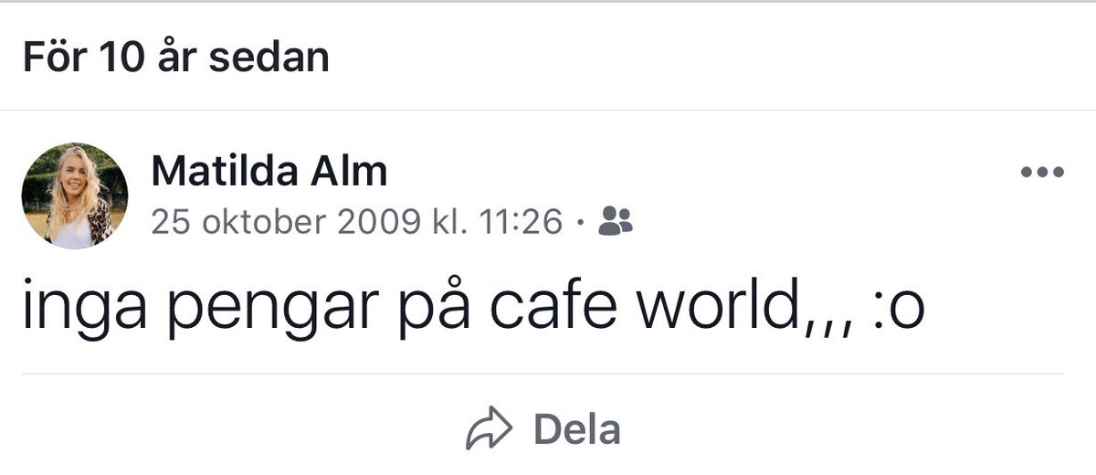 matilda_alm's tweet photo. Livet 2009 ändå!!!! 🤗🤗🤗🤗 https://t.co/GIshtNG3dg
