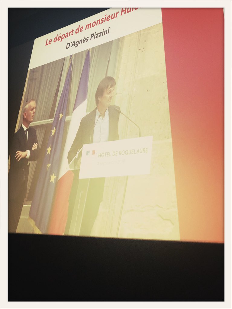 “Le départ de monsieur <a href="/N_Hulot/">Nicolas Hulot</a> en projection en avant première  au <a href="/FFilmPol/">FFPolitique</a>