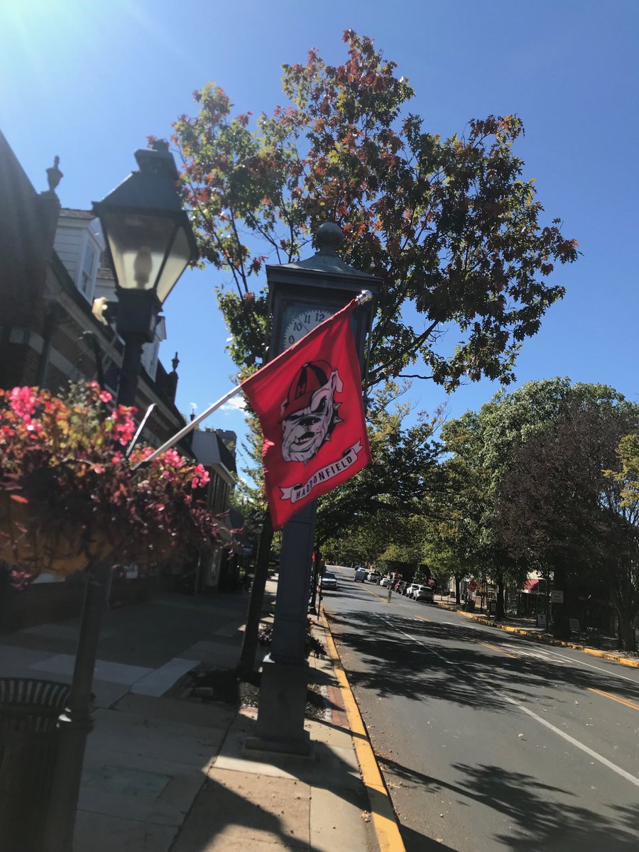 One of the great traditions...Game Day Flags in the Center of Town! Thanks to everyone who plays or played a role in this tradition! Love the outward display of Pride! TWW!