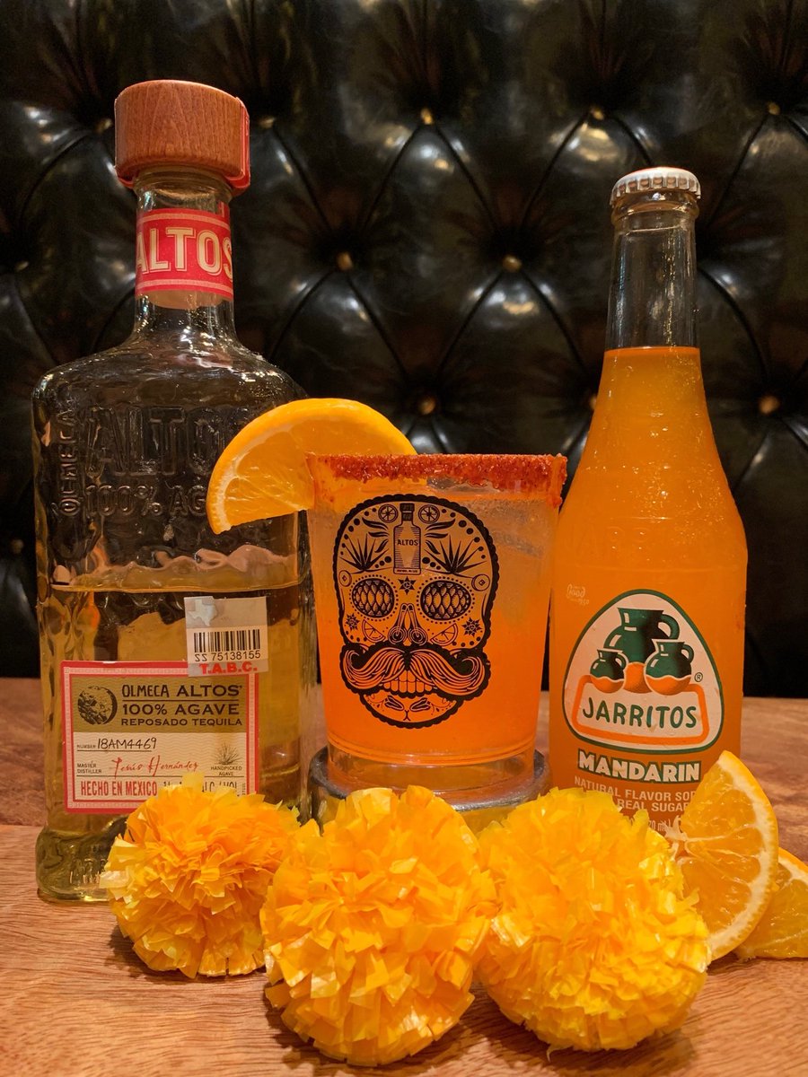 Join us at La Margarita for our Dia De Los Muertos celebration featuring Altos Tequila, and our special cocktail Cempazchitl! Available for a limited time only!