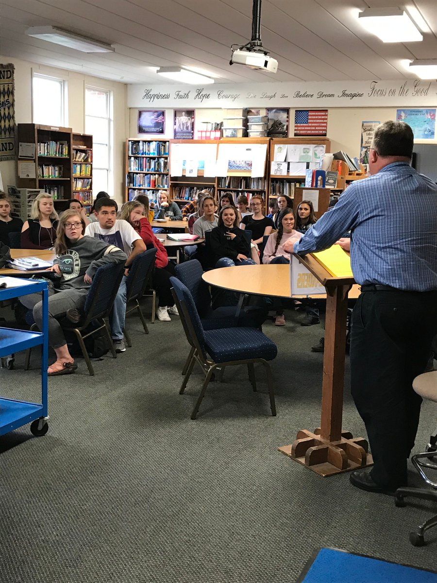 Cloudland High School (@chshighlanders) on Twitter photo Northeast State Dean of Sciences Chris Hitechew came to CHS campus today to talk to students about Dual Enrollment and articulation opportunities. #EPSOWeek2019 <a href="/CHShighlanders/">Cloudland High School</a> @cartercountyschools <a href="/TN_Pathways/">Tennessee Pathways</a> Northeast State Dean of Sciences Chris Hitechew came to CHS campus today to talk to students about Dual Enrollment and articulation opportunities. #EPSOWeek2019 <a href="/CHShighlanders/">Cloudland High School</a> @cartercountyschools <a href="/TN_Pathways/">Tennessee Pathways</a>
