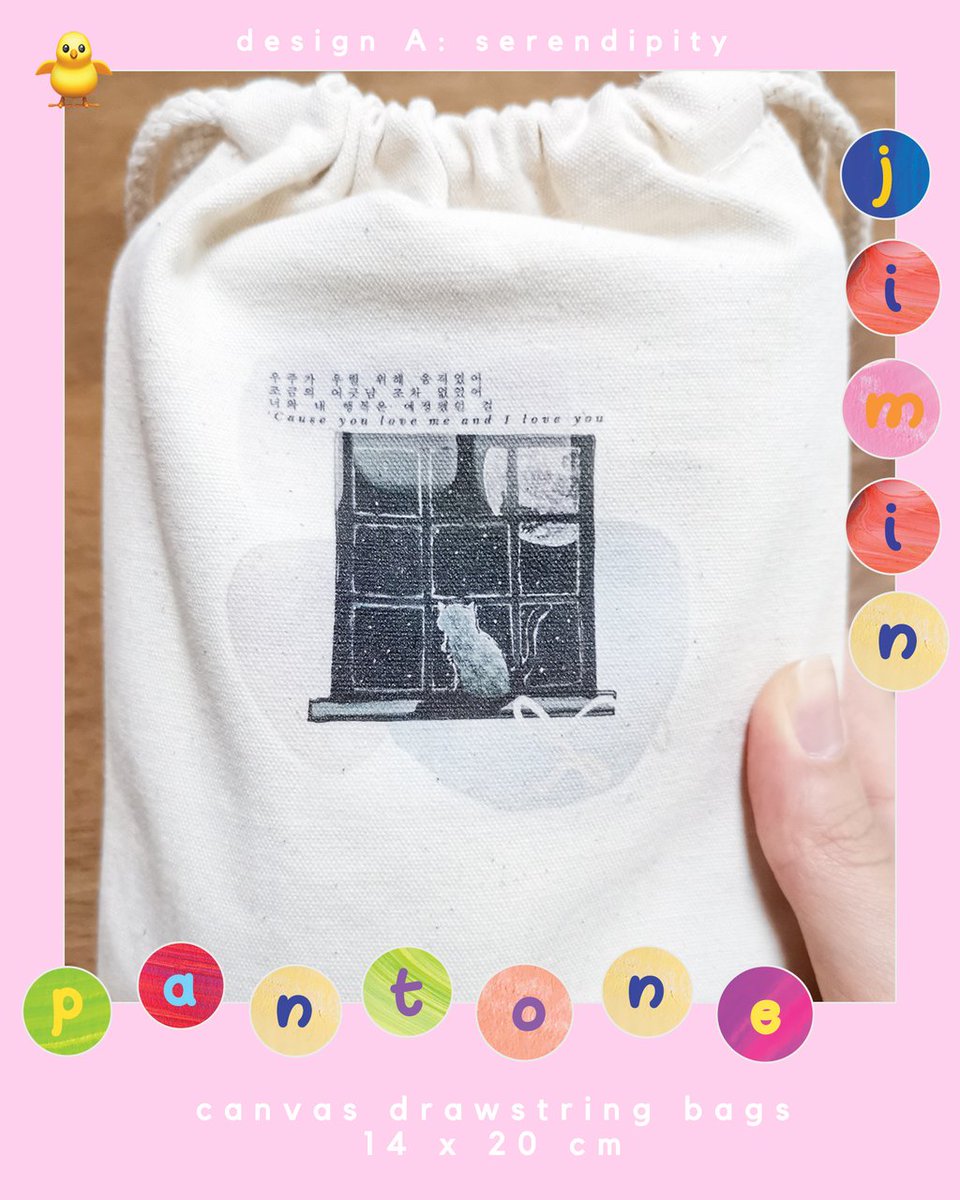 kpopkart's tweet photo. Need a new cute bag? @dearpantone has released these affectionately Jimin inspired canvas pouches! Get yours today on KpopKart!
> https://t.co/OU1ngTuE1n
#bts #btsmerch #btsfanart #btsart #shopbts #btsbags #jimin #jiminart #jiminmerch #btsarmy #kpop #kpopfanart #kpopmerch https://t.co/9KxkSy2Gu0