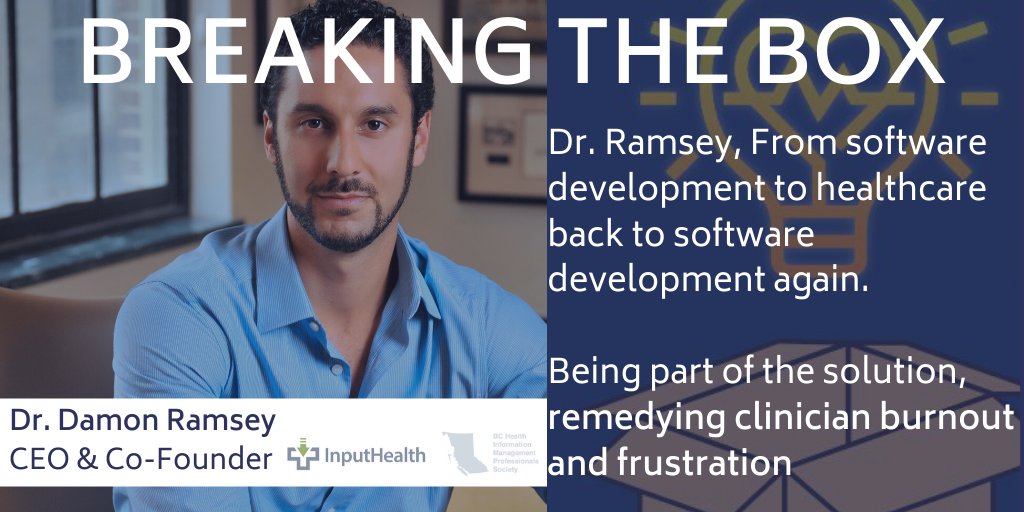 bchimss's tweet photo. Thrilling talk from @DamonRamseyMD sharing his perspective as a frustrated physician on where healthcare is at in BC
#BCHIMPSFall2019 https://t.co/s2wzg9v4E2