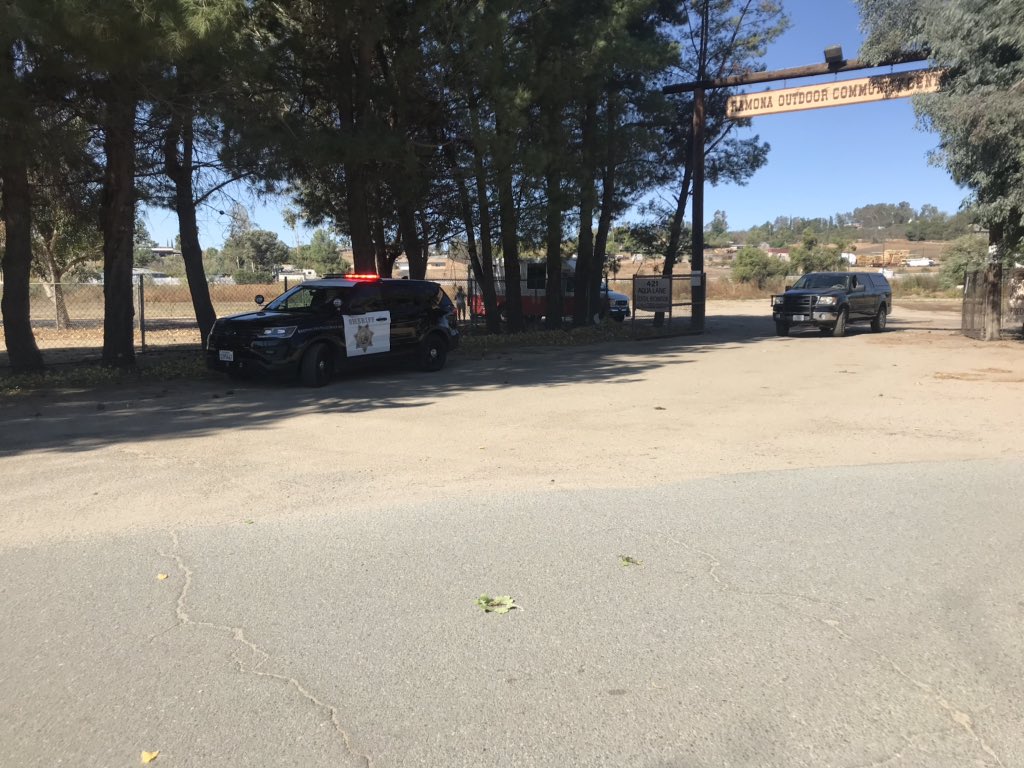 DanicaTVNews's tweet image. The Ramona Rodeo Grounds is a temporary evacuation center for people near the Sawday Fire east of Ramona. Red Cross volunteers just arrived with resources. #sawdayfire @nbcsandiego #ramona #evacuationcenter