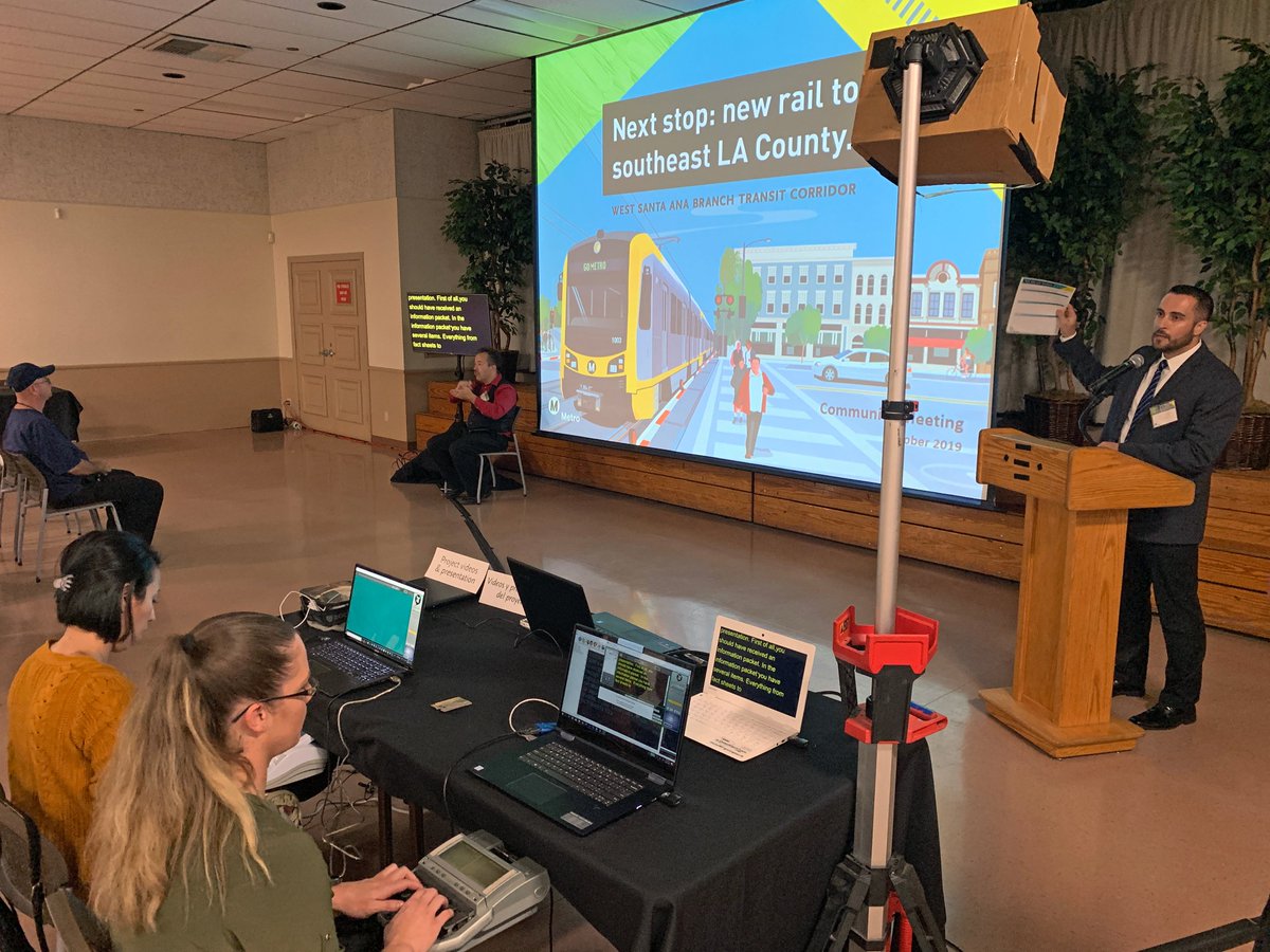 We had a great turnout at our first two Oct. Community Update Meetings. We have one more meeting tomorrow in Huntington Park. If you were unable to join us, a video recording of a meeting will be available on our website. For meeting details: metro.net/projects/west-…