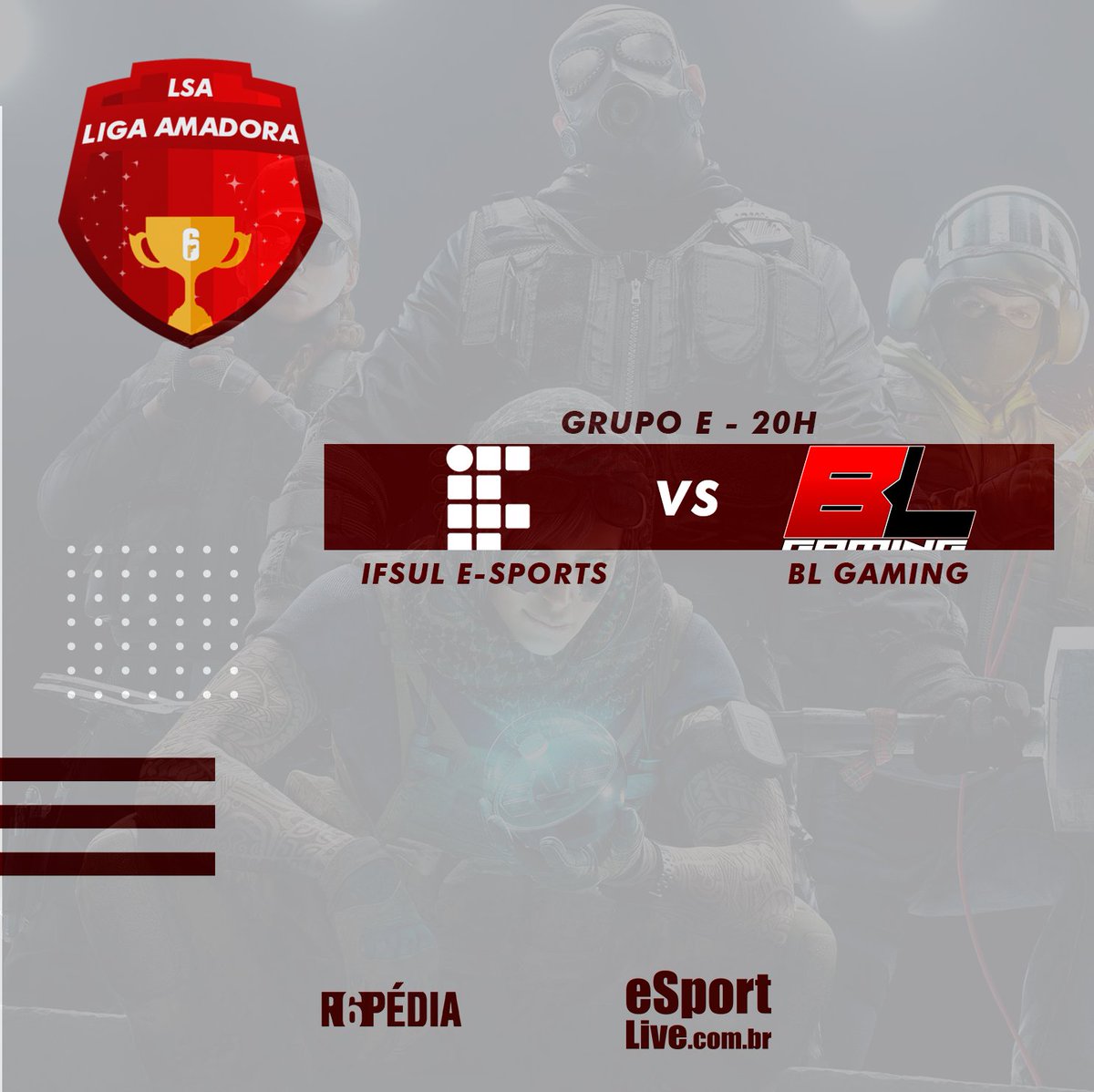 straxelgg's tweet photo. E OS JOGOS NÃO PARAM!!

Hoje temos mais um jogo da #LigaAmadoraR6, a partir de 20h, porém sem transmissão...

@IFSulPelotas e-Sports vs. @BLegendsGaming https://t.co/s7HwLdr65V