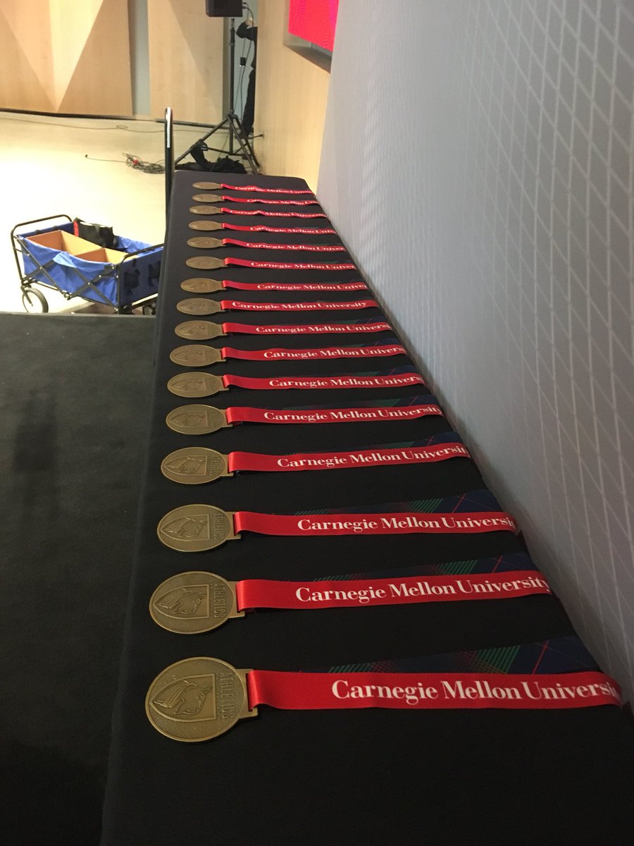 JoshCentor's tweet photo. Getting ready for inaugural Athletics Hall of Fame dinner! @tartanathletics @CarnegieMellon @NewsUAA @PAC_Athletics  #tartanproud https://t.co/rKCrTNmYQZ