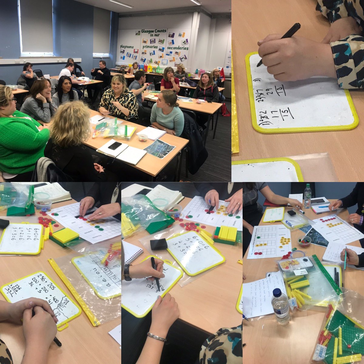 glasgowcounts's tweet image. During this afternoons twilight we examined addition and subtraction strategies #CPA #teachingforunderstanding ➕➖