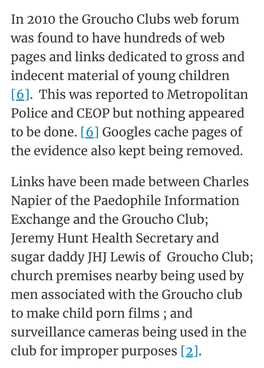 Both Richard Ingrams and Ian Hislop spent an inordinate amount of time at the Groucho Club, a place associated with many paedophiles, even at one point hosting indecent material involving young children.  https://cathyfox.wordpress.com/2014/07/29/groucho-club-and-child-sexual-abuse/ https://www.independent.co.uk/news/media/inside-story-the-groucho-club-20-years-of-schmoozing-and-boozing-490610.html