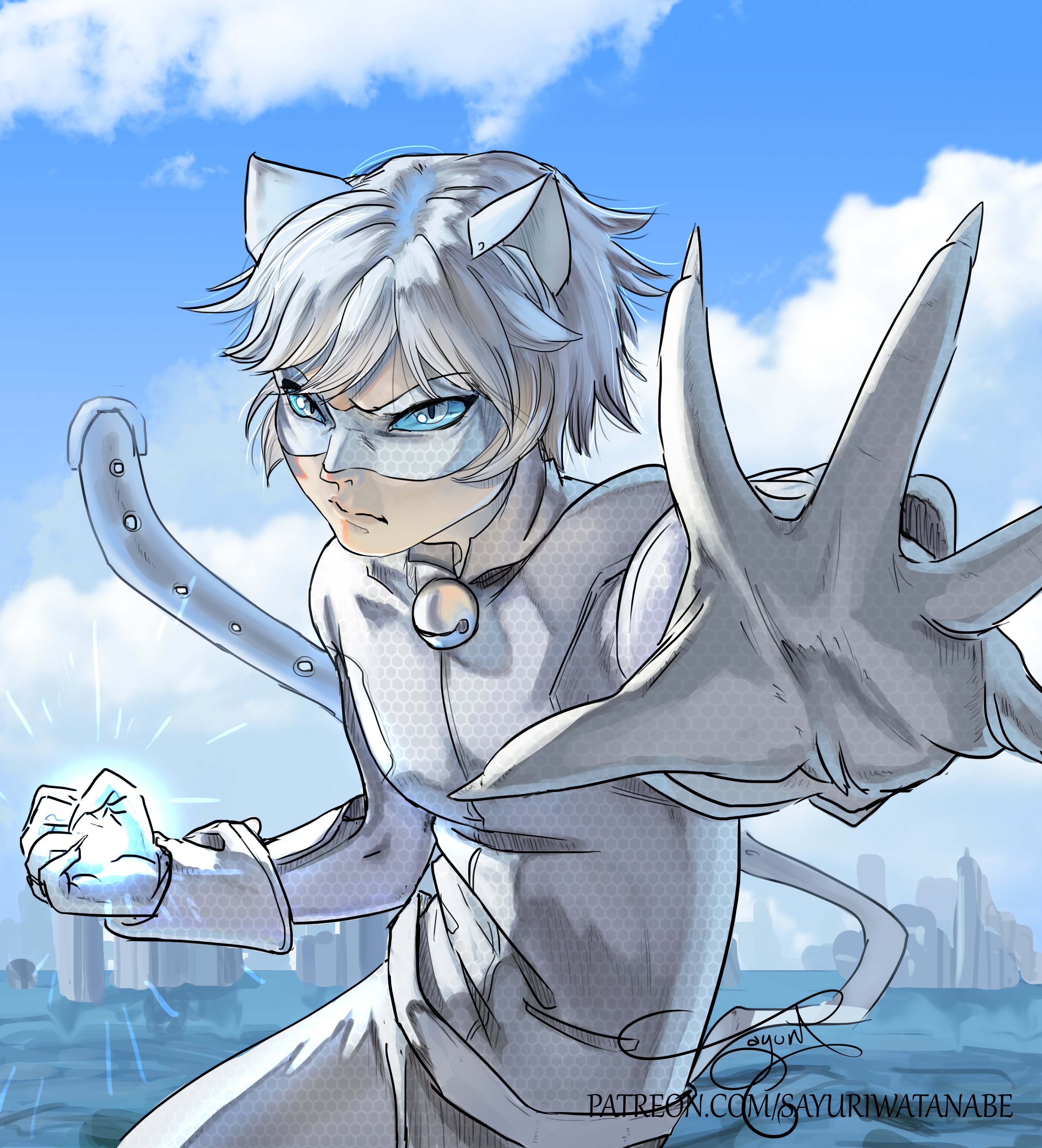 Sayuri Watanabe Twitterissa Chat Blanc Who Is Ready For The Episode I Definitely Am His White Hair Is The Best Idea Ever I Love His White Hair Thank You Thomas Astruc Or