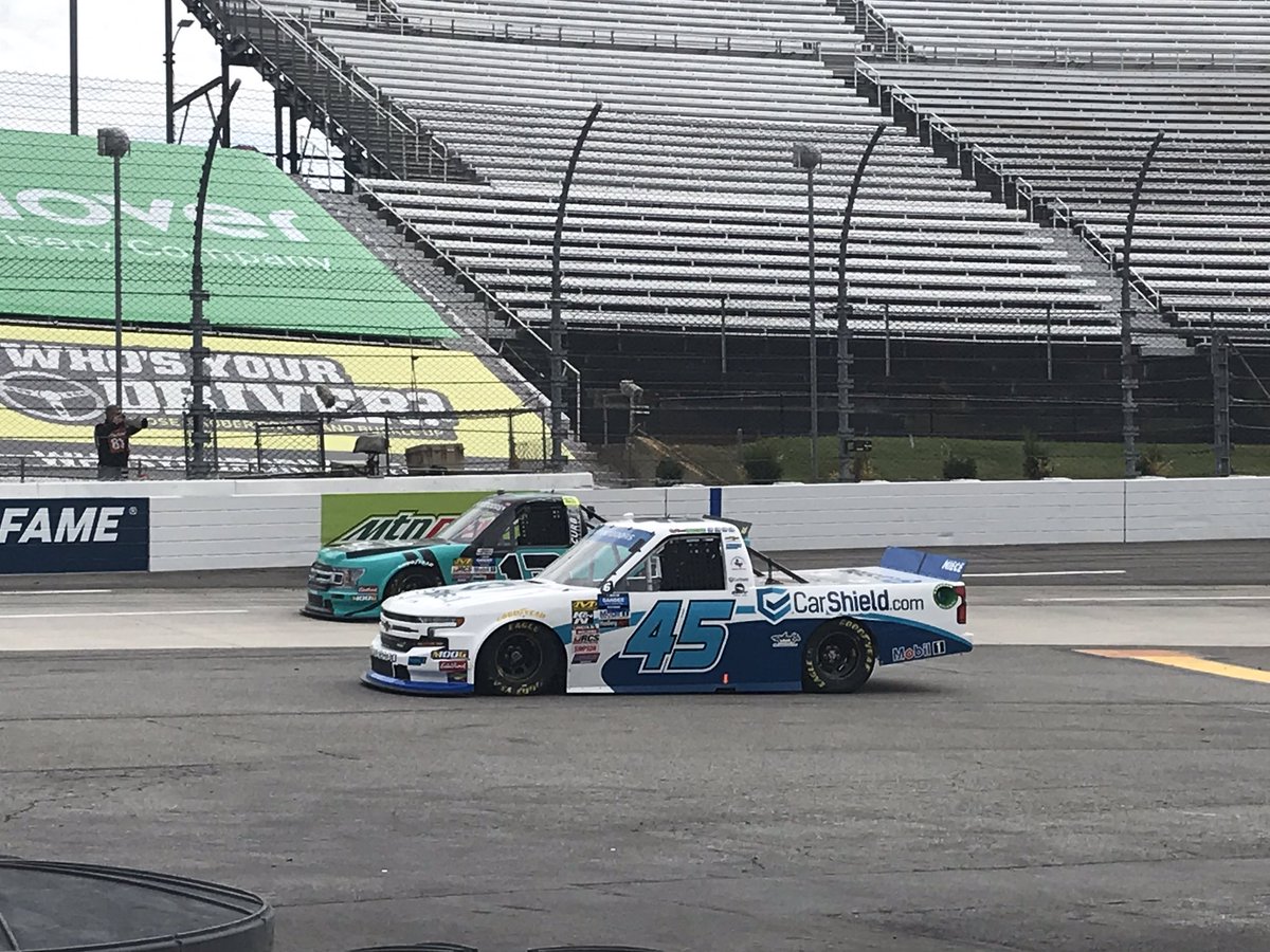 NieceMotorsport's tweet image. Final Practice is in the 📚 

No. 45 @CarShieldUSA @TeamChevy driven by @RossChastain P15

No. 44 @alscoinc @StateIndustries @TeamChevy driven by @JebBurtonRacing P21

#CarShield #CarShieldAutoProtection #ExtendedAutoProtection #AutoWarranty #NASCARplayoffs #MelonManChallenge 🍉