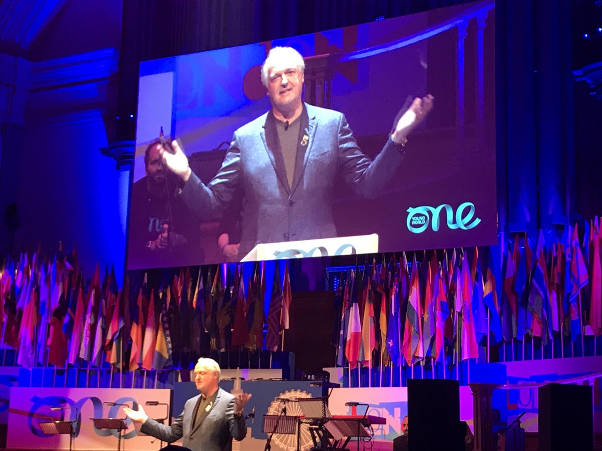 StashaSantifort's tweet photo. “I may be a dreamer but I’m not the only one!” ⁦@PaulPolman⁩ ⁦@OneYoungWorld⁩ #ImpactThatMatter https://t.co/OMVJ4fWxn3