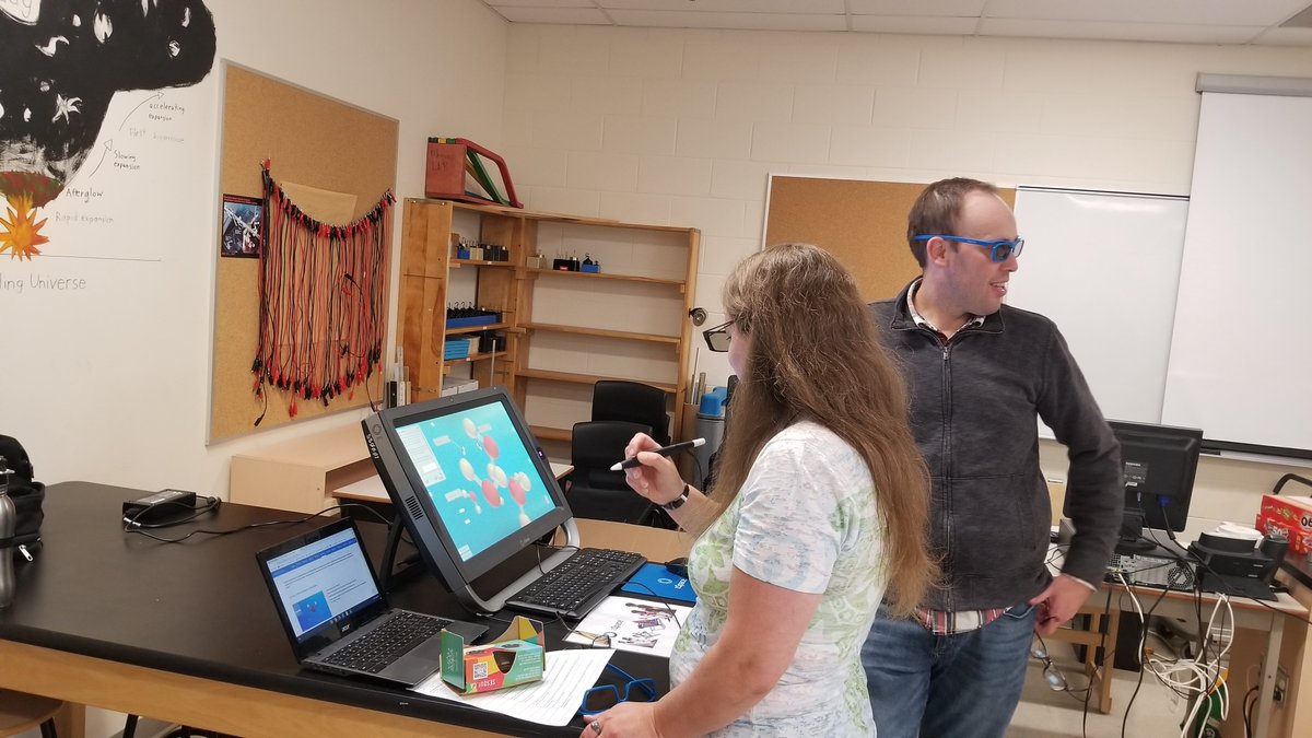 warrenchemphys's tweet photo. We had a fun afternoon session with NS science teachers presenting on AR/VR activities for the classroom. @JenniferOsmond1 #AVRCE #NSTU #NKEC https://t.co/304ZyYOphL