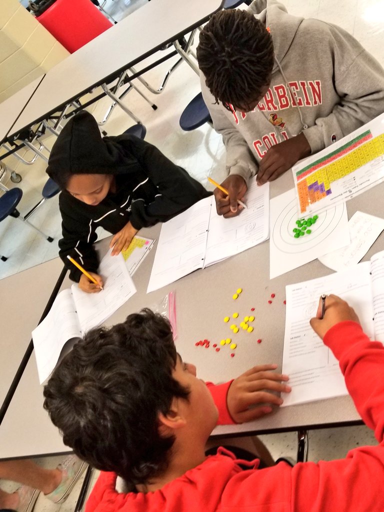 Candy atom models in physical science help us to visualize ions and isotopes <a href="/msmatson43085/">Stephanie Matson</a> #ItsWorthIt #TESOL