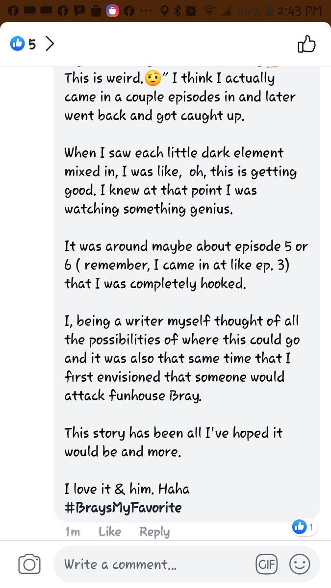 JCalynnArt's tweet photo. More power to any of you who actually take the time to read all of my "Rambling" 😏 This is my experience of first discovering @WWEBrayWyatt. 
I was late. Big whoop! Wanna fight about it? 😆 #FireflyForLife https://t.co/Nm4TijQZzs