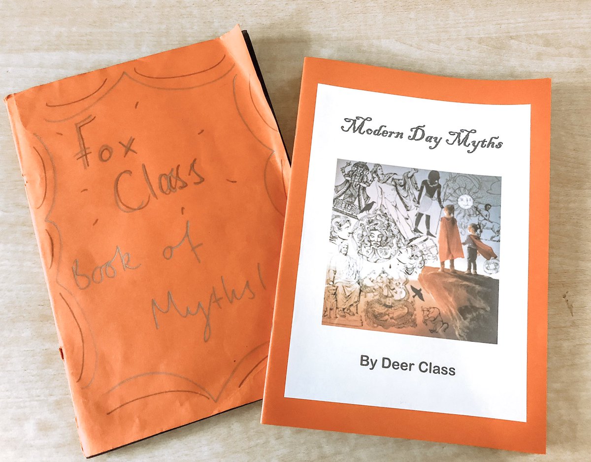 When Y6 were in Y4, they wrote traditional myths and created a class book. This week, they published their ‘modern day’ myths and Miss MD loved seeing the progress they have made over the past few years! Perks of having the same teacher twice! #proudteacher